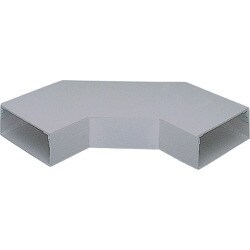 マサル エルダクト付属品 平面大マガリ 4030型 グレー 1個 LDM2431