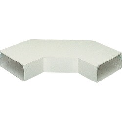 マサル エルダクト付属品 平面大マガリ 4030型 ミルキーホワイト 1個 LDM2433