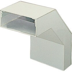 マサル エルダクト付属品 内大マガリ 3030型 ミルキーホワイト 1個 LDU2353