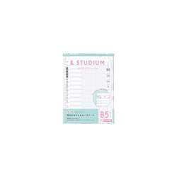 B5ルーズリーフ for self study 暗記フォーマット メモリーワイド ＆ STUDIUM GABL-04