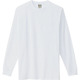 10530-001-L [アイトス 長袖Tシャツ(ポケット付)(男女兼用) ホワイト L]