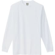 10530-001-L [アイトス 長袖Tシャツ(ポケット付)(男女兼用) ホワイト L]