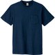 10531-008-LL [アイトス 半袖Tシャツ(ポケット付)(男女兼用) ネイビー LL]