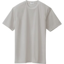 10574-004-LL [アイトス 吸汗速乾(クールコンフォート)半袖Tシャツ(ポケット無し)(男女兼用) グレー LL]