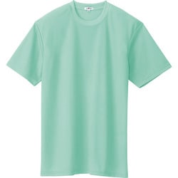 10574-005-M [アイトス 吸汗速乾(クールコンフォート)半袖Tシャツ(ポケット無し)(男女兼用) ミントグリーン M]