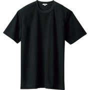 10574-010-LL [アイトス 吸汗速乾(クールコンフォート)半袖Tシャツ(ポケット無し)(男女兼用) ブラック LL]