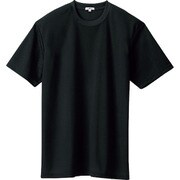 10574-010-S [アイトス 吸汗速乾(クールコンフォート)半袖Tシャツ(ポケット無し)(男女兼用) ブラック S]