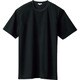 10574-010-SS [アイトス 吸汗速乾(クールコンフォート)半袖Tシャツ(ポケット無し)(男女兼用) ブラック SS]