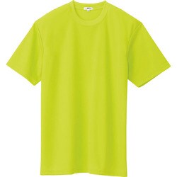 10574-016-L [アイトス 吸汗速乾(クールコンフォート)半袖Tシャツ(ポケット無し)(男女兼用) ライム L]
