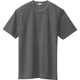 10574-044-L [アイトス 吸汗速乾(クールコンフォート)半袖Tシャツ(ポケット無し)(男女兼用) チャコールグレー L]