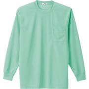 10575-005-4L [アイトス 吸汗速乾(クールコンフォート)長袖Tシャツ(ポケット付)(男女兼用) ミントグリーン 4L]