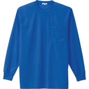 10575-006-S [アイトス 吸汗速乾(クールコンフォート)長袖Tシャツ(ポケット付)(男女兼用) ロイヤルブルー S]