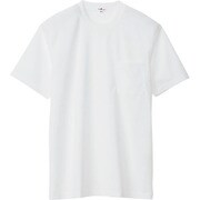 10576-001-SS [アイトス 吸汗速乾(クールコンフォート)半袖Tシャツ(ポケット付)(男女兼用) ホワイト SS]
