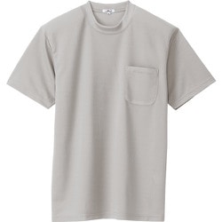 10576-004-M [アイトス 吸汗速乾(クールコンフォート)半袖Tシャツ(ポケット付)(男女兼用) グレー M]