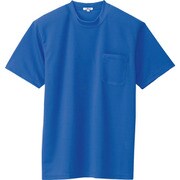 10576-006-S [アイトス 吸汗速乾(クールコンフォート)半袖Tシャツ(ポケット付)(男女兼用) ロイヤルブルー S]