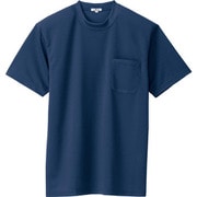 10576-008-5L [アイトス 吸汗速乾(クールコンフォート)半袖Tシャツ(ポケット付)(男女兼用) ネイビー 5L]