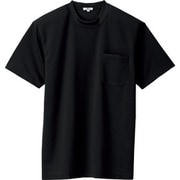 10576-010-5L [アイトス 吸汗速乾(クールコンフォート)半袖Tシャツ(ポケット付)(男女兼用) ブラック 5L]