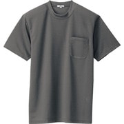 10576-044-5L [アイトス 吸汗速乾(クールコンフォート)半袖Tシャツ(ポケット付)(男女兼用) チャコールグレー 5L]