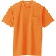 10576-063-4L [アイトス 吸汗速乾(クールコンフォート)半袖Tシャツ(ポケット付)(男女兼用) オレンジ 4L]