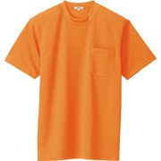 10576-063-L [アイトス 吸汗速乾(クールコンフォート)半袖Tシャツ(ポケット付)(男女兼用) オレンジ L]
