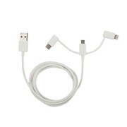 Color Cable 3in1 1m WH