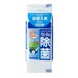 アルコール配合 除菌ウエッティー 詰替 100枚