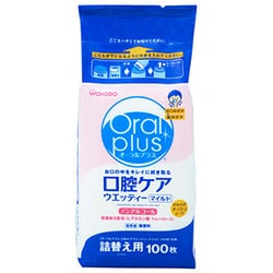 オーラルプラス 口腔ケアウエッティーマイルド 詰替 100枚