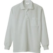 10578-004-L [アイトス 吸汗速乾(クールコンフォート)長袖ポロシャツ(男女兼用) グレー L]