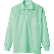 10578-005-L [アイトス 吸汗速乾(クールコンフォート)長袖ポロシャツ(男女兼用) ミントグリーン L]