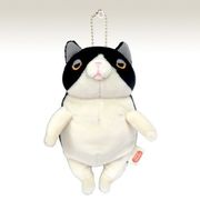 もちねこ ヌイ ハチワレ mini BC付 [ぬいぐるみ]