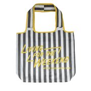ポケットインECO BAG ロゴボーダーグレー