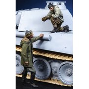 TBO35139 WW.II ドイツ パンサー戦車長 &武装親衛隊 将校セット [1/35スケール レジン製ミリタリーフィギュア]