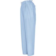 1255-007-M [アイトス レディースシャーリングパンツ(2タック) サックス M]