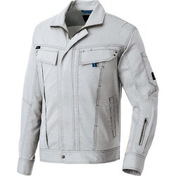 30530-003-LL [アイトス 長袖サマーブルゾン(男女兼用) シルバーグレー LL]