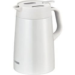ステンレスポット プッシュレバータイプ 1.2L ホワイト PWO-A120 W