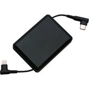 ライトニングType-Cコードリールケーブル 1m 黒 SCL-M10/BK