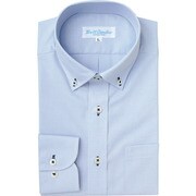 43061-007-L [アイトス 長袖ボタンダウンシャツ サックス L]