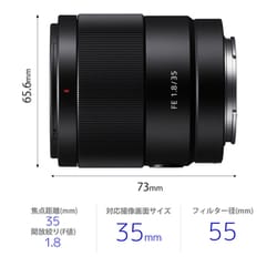 ヨドバシ.com - ソニー SONY SEL35F18F FE 35mm F1.8 [単焦点