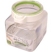 保存容器 1.1L キーポット ホワイトグリーン A-1082WG