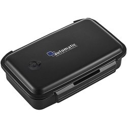 弁当箱 860ml ブラック スリム 1段 バック付 B-1477AA
