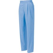 5363-007-M [アイトス レディースシャーリングパンツ(2タック) サックス M]