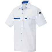 5366-003-S [アイトス 半袖シャツ(男女兼用) シルバーグレー S]