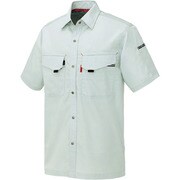 5536-004-L [アイトス 半袖シャツ(男女兼用) シルバーグレー L]