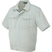 5661-003-6L [アイトス 半袖ブルゾン(男女兼用) シルバーグレー 6L]