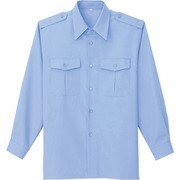 67001-007-L [アイトス 長袖シャツ サックス L]