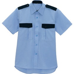 67036-037-M [アイトス 半袖シャツ ライトサックス M]