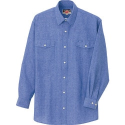 7610-008-M [アイトス 長袖ダンガリーシャツ(男女兼用) ネイビー M]