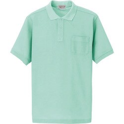 7615-005-M [アイトス 半袖ポロシャツ(男女兼用) ミントグリーン M]