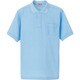 7615-007-3L [アイトス 半袖ポロシャツ(男女兼用) サックス 3L]