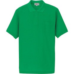 7615-030-LL [アイトス 半袖ポロシャツ(男女兼用) グリーン LL]